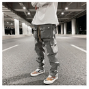 Anthrazit-graue Cargohose für Herren-Cargo Hose- 3