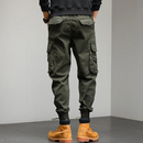 Vielseitige Baumwollhose: trendiger Urban-Style-Cargo Hose- 877