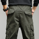Vielseitige Baumwollhose: trendiger Urban-Style-Cargo Hose- 1110