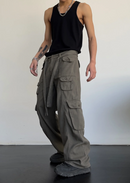 Herren-Cargohose mit weitem Bein-Cargo Hose-55
