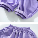 Urbaner Trend: Violette Cargohosen für Mädchen-Cargo Hose-54