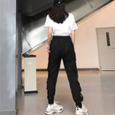 Erleben Sie den Sommer mit Stil – schwarze Cargohosen für Damen!-6