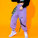 Urbaner Trend: Violette Cargohosen für Mädchen-Cargo Hose-2