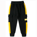 Rot-gelb gestreifte Cargohose für Kinder!-Cargo Hose-651