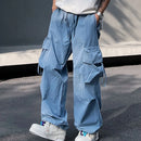 Cargo-Hose-Herren-blue-im-Parachute-Style-cargo-hose-
