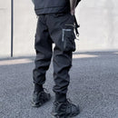 Sicherheit trifft Stil: Schwarze Cargohose-Cargo Hose- 1
