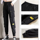 Erleben Sie den Sommer mit Stil – schwarze Cargohosen für Damen!-Cargo Hose -38