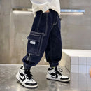 Cargo-Jeans mit entspannter Passform für coole Teenager-Cargo hOSE -45