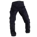 Militärischer Einsatzanzug Schwarz – Taktisches Set mit Hose und Oberteil