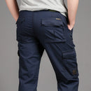 Marineblaue Cargochino für Herren: Eleganz und Funktionalität-Cargo Hose - 2