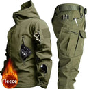 Taktische Kleidung 2-teilig für Herren – Camouflage Jacke & Cargohose