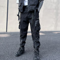 Sicherheit trifft Stil: Schwarze Cargohose-Cargo Hose- 85
