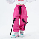 Rosa Cargohosen für Mädchen: urbane Mode-Cargo Hose - 