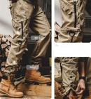 Tikalia Cargo Hose Khaki Herren-Cargo Hose - 9546