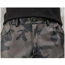 Modern und lässig: Camouflage-Kunstleder-Cargohose für Herren-Cargo Hose- 7