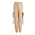 Vielseitiger Chic: bequeme Cargohose für Damen beige - Cargo Hose - 52
