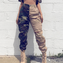 Streetwear-Kunst: Camouflage-Cargohose für Damen-Cargo Hose -4141
