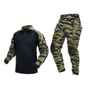 Taktischer Einsatzanzug Herren – Hose & Shirt mit Schützern-Cargo-Hose-1