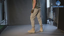 Camouflage-Cargohose für Herren : trendiger Look mit Multi-Pocket-Design