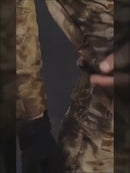 Militärischer Einsatzanzug Schwarz – Taktisches Set mit Hose und Oberteil